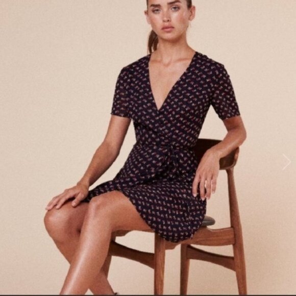 Reformation Dime Dress in 'Jordie' Floral Print - Picture 1 of 8
